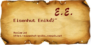 Eisenhut Enikő névjegykártya